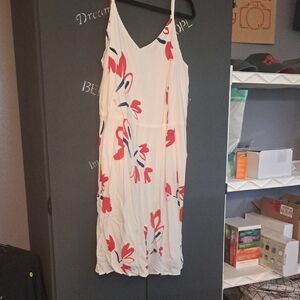 Old Navy White and Navy Dress